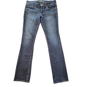 Express Stella Jeans Womens 4R Blue Denim Low Rise Barely Bootcut Leg Vintage